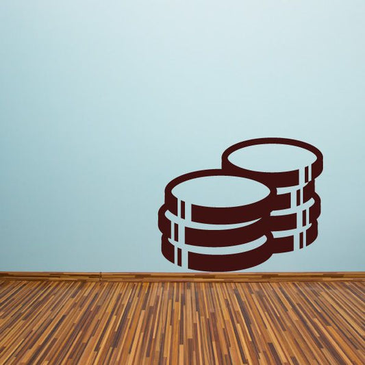 Image of Stack of Coins Decal