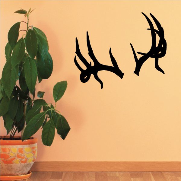 Image of Stag Deer Antlers Decal