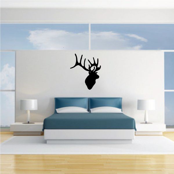 Image of Stag Mounted Bust Decal