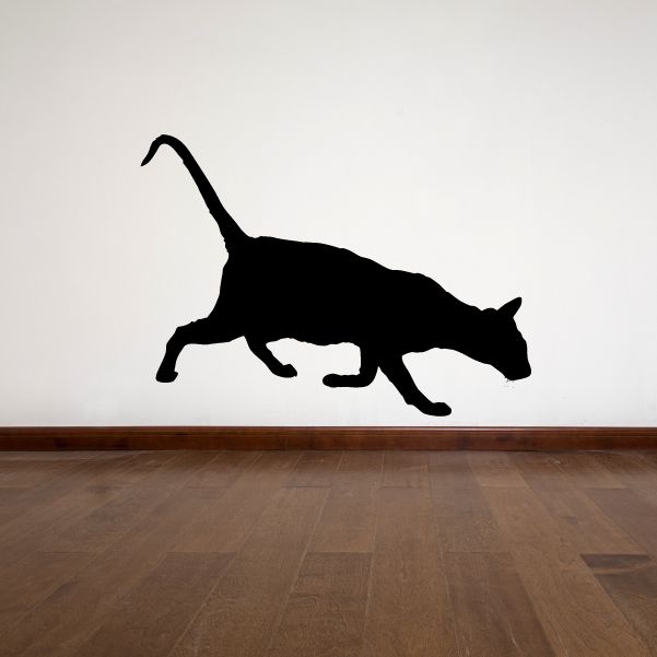 Image of Stalking Cat Decal