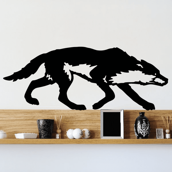 Image of Stalking Hunting Wolf Decal