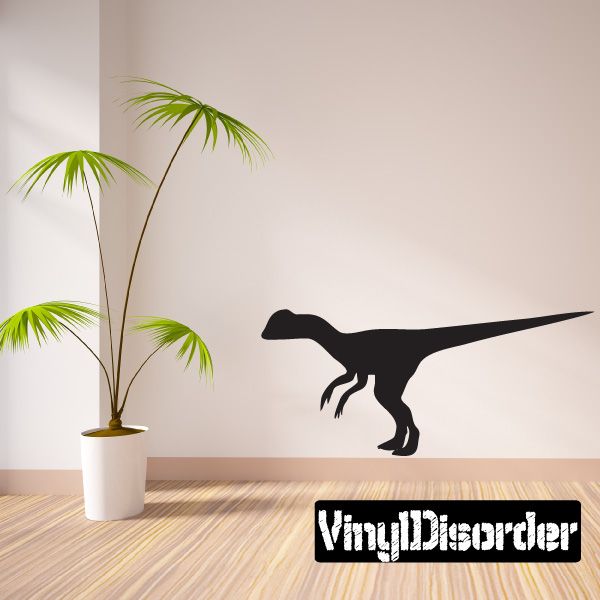 Image of Standing Dilophosaurus Decal