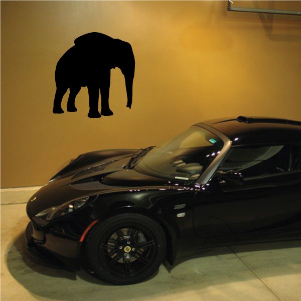 Image of Standing Elephant Decal