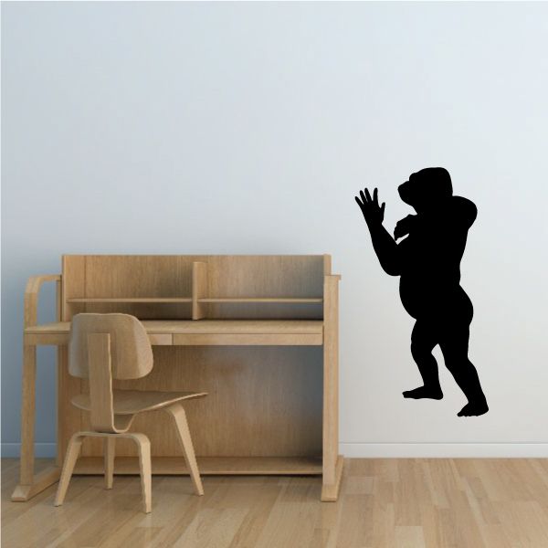 Image of Standing Gorilla Decal