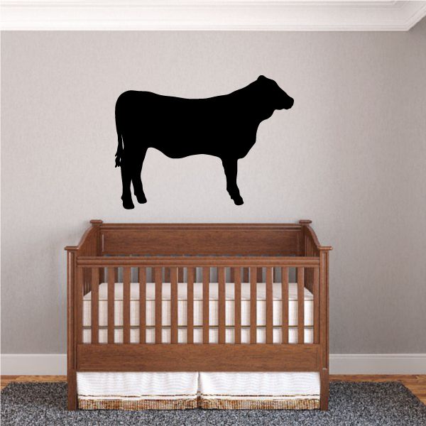 Image of Standing Pose Cow Decal