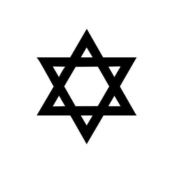 Image of Star of David Decals