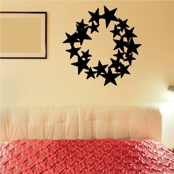 Image of Star Wreath Decal