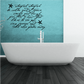 Starfish wall decal with be calm and at peace lettering and starfish icons