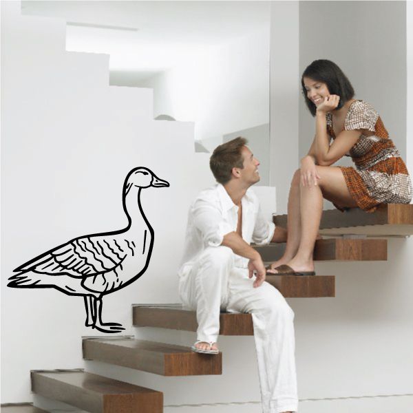 Image of Staring Atlantic Goose Decal