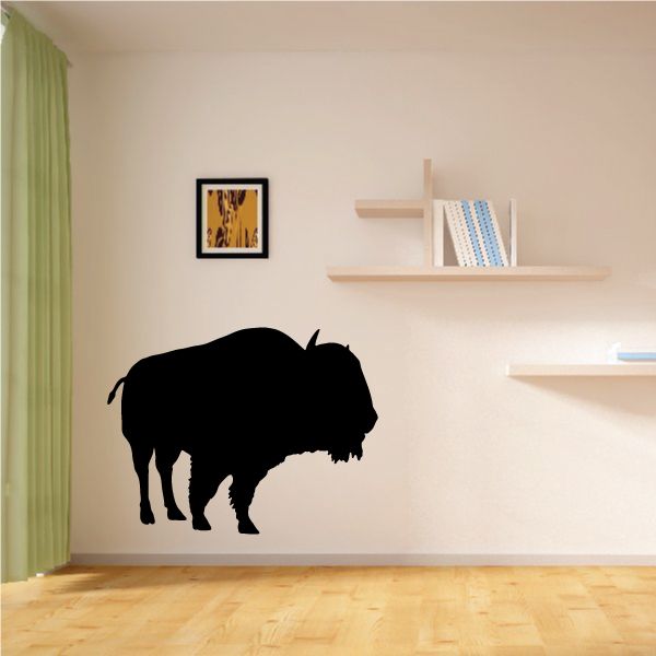 Image of Staring Bison Buffalo Decal