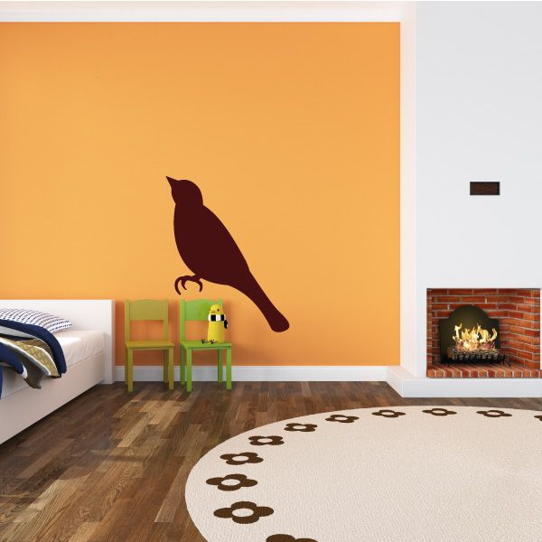 Image of Staring Perch Bird Decal