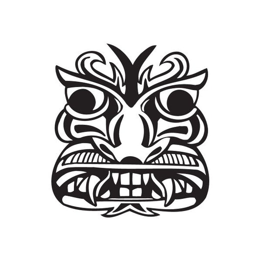 Image of Staring Tiki Decal