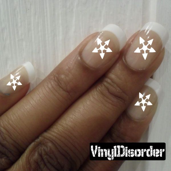 Image of Stars CF6031 Fingernail Art Sticker - Vinyl Finger Nail Decals