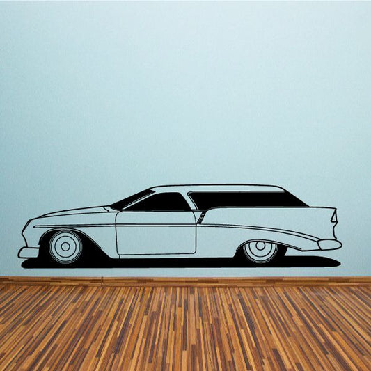 Image of Station Wagon Wall Decal - Vinyl Decal - Car Decal - MC42