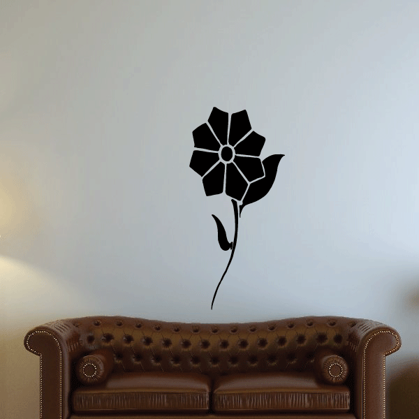 Image of Stemmed Flower Decals