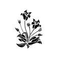 Image of Stemmed Flower Decals