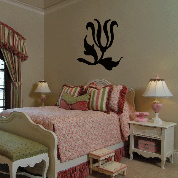 Image of Stemmed Flower Decals