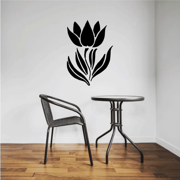 Image of Stemmed Flower Decals