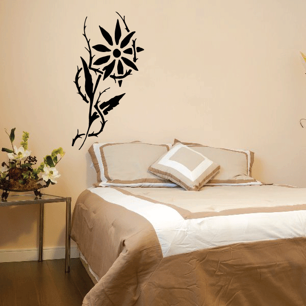 Image of Stemmed Flower Decals