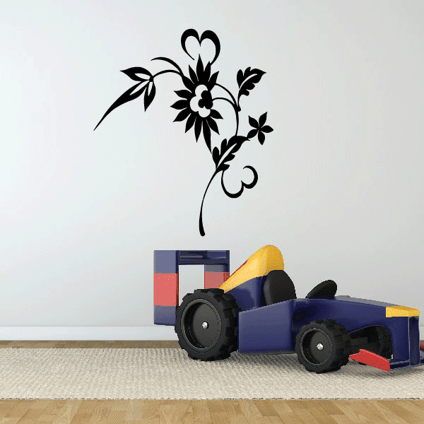 Image of Stemmed Flower Decals