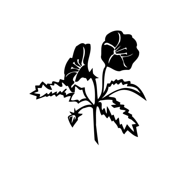 Image of Stemmed Flower Decals