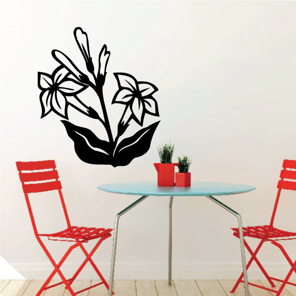 Image of Stemmed Flower Decals