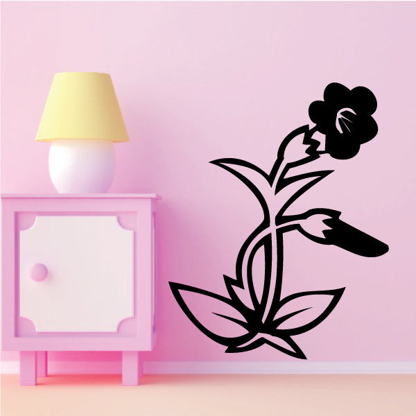 Image of Stemmed Flower Decals