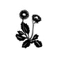 Image of Stemmed Flower Decals