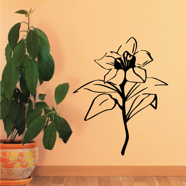 Image of Stemmed Flower Decals