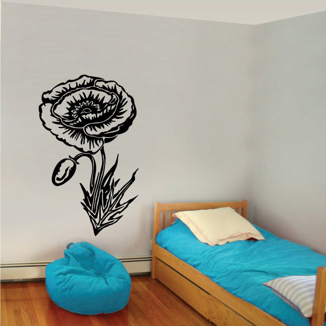 Image of Stemmed Flower Decals