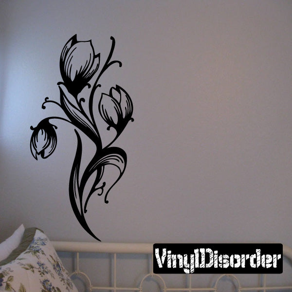 Image of Stemmed Flower Decals