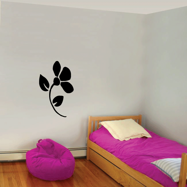 Image of Stemmed Flower Decals