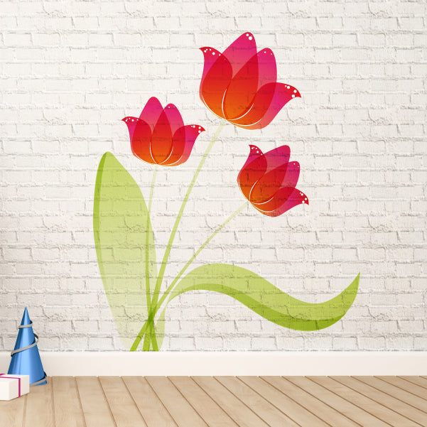 Image of Stemmed Flower Stickers