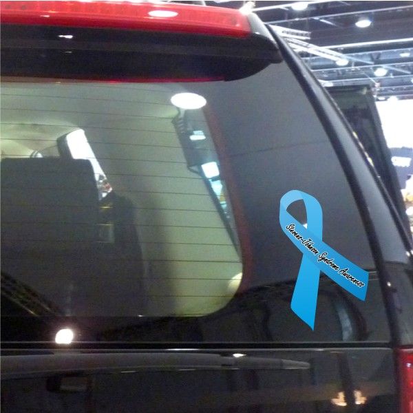 Image of Stevens Johnson Syndrome Awareness Ribbon Vinyl Sticker