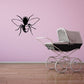 Bee wall decal, black still bee design with wings spread