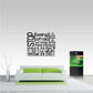 Wall decal text: STOP and "COULD GO RIGHT" in black