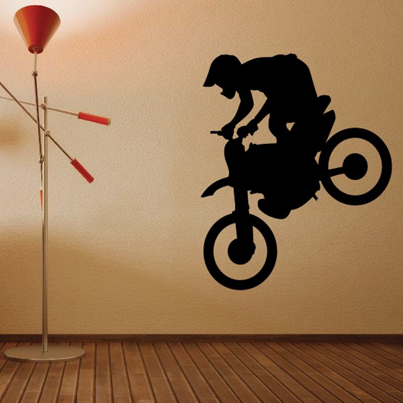 Image of Stoppie Dirt Bike Rider decal