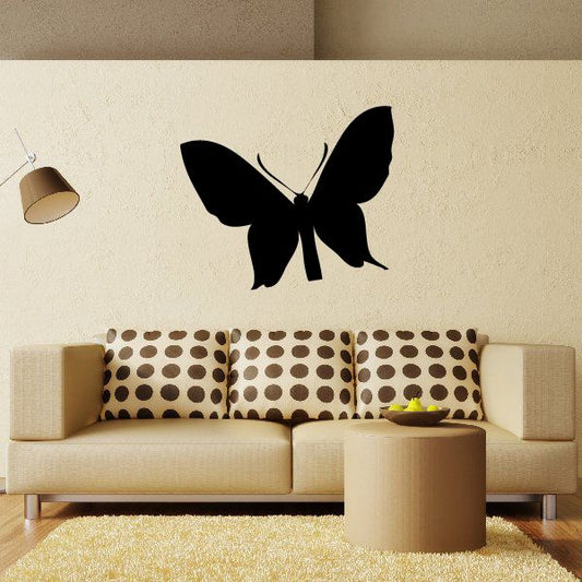 Image of Straight Tail Butterfly SIlhoutte Decal