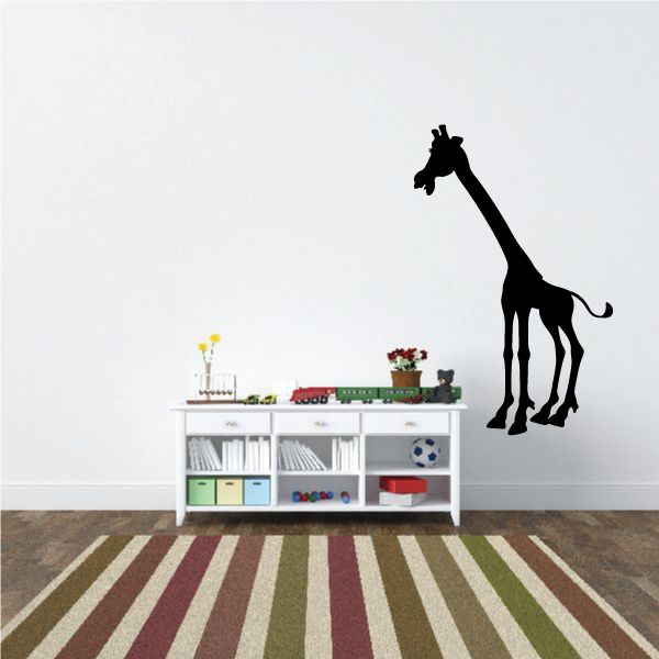 Image of Stretched Out Neck Giraffe Decal