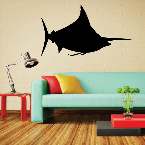 Image of Striding Marlin Decal