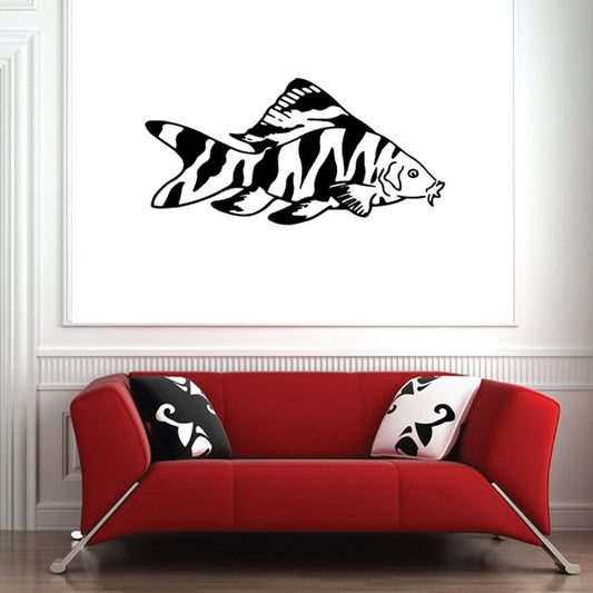 Image of Striped Bottom Feeder Fish Decal