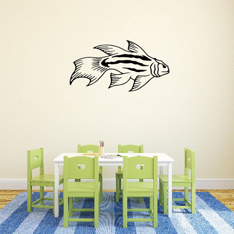 Image of Striped Goat Fish Decal