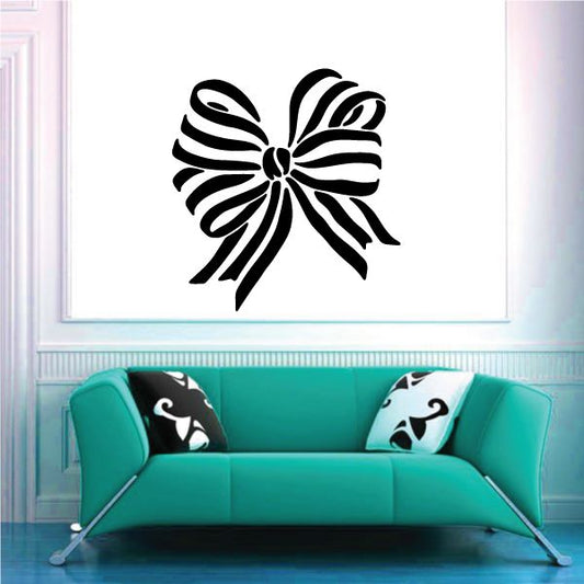 Image of Striped Ribbon Decal