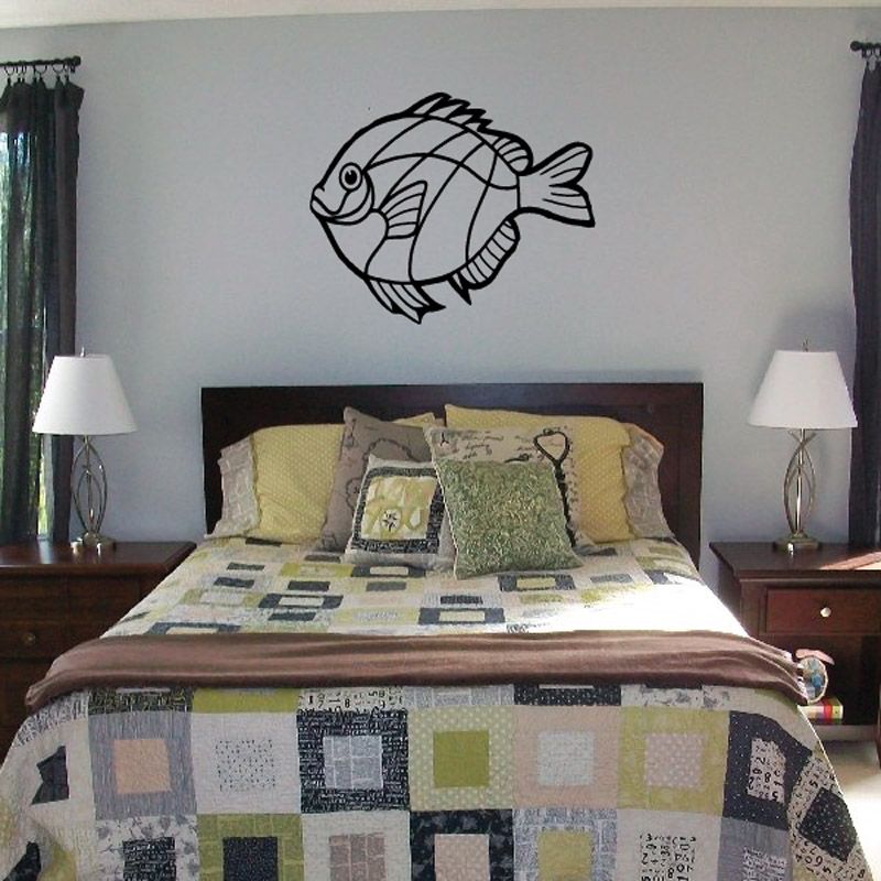 Image of Stroke Style Tilapia Fish Decal