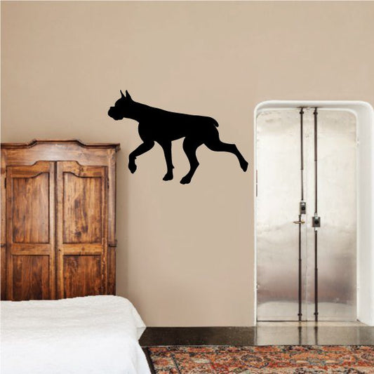 Image of Strolling Boxer Dog Decal