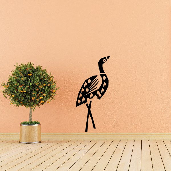 Image of Strolling Peacock Decal