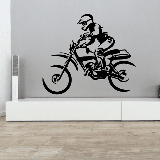 Image of Styled Dirt Bike Decal