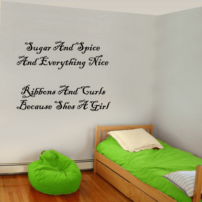 Image of Sugar And Spice and everything nice Wall Decal