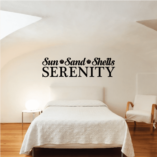 Image of Sun Sand Shells Serenity Decal