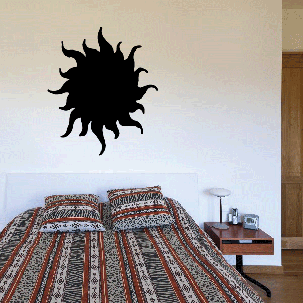 Image of Sun Wall Decal - Vinyl Decal - Car Decal - CF058